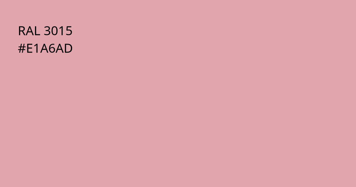 Колір РАЛ 3015 - Світло-рожевий