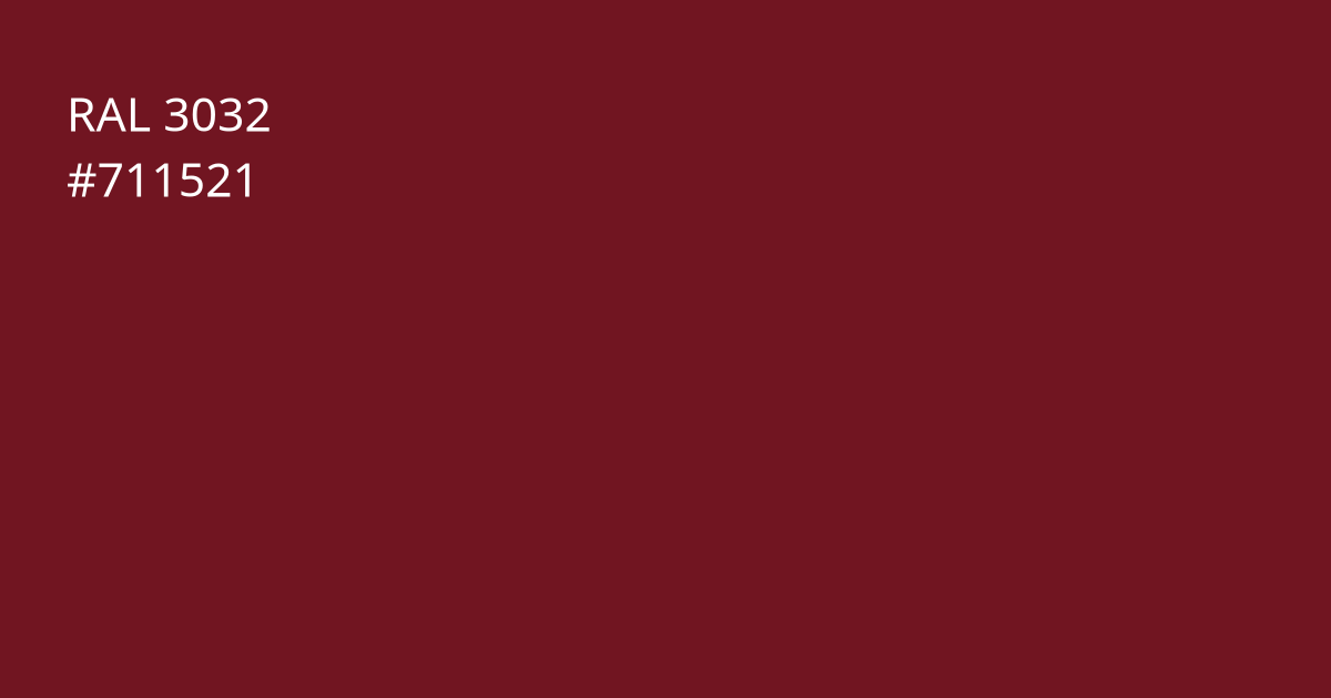 Колір РАЛ 3032 - Перламутно-рубіновий