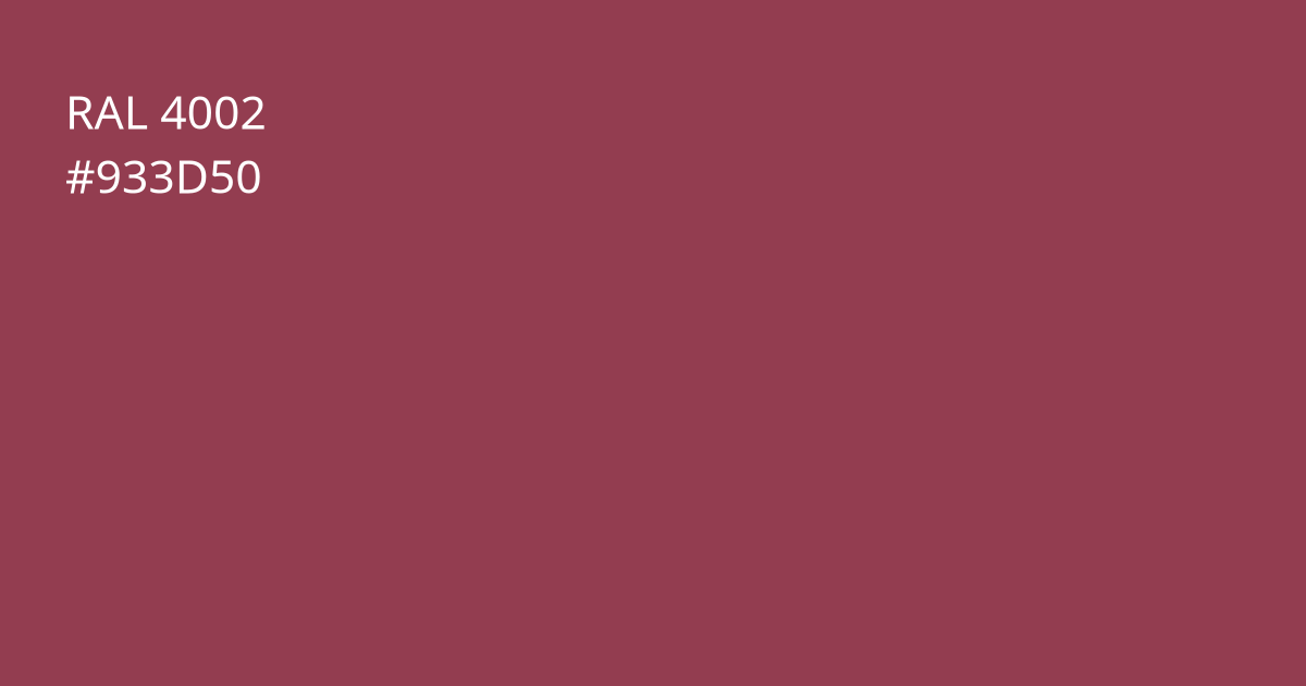 Колір РАЛ 4002 - Червоно-фіолетовий