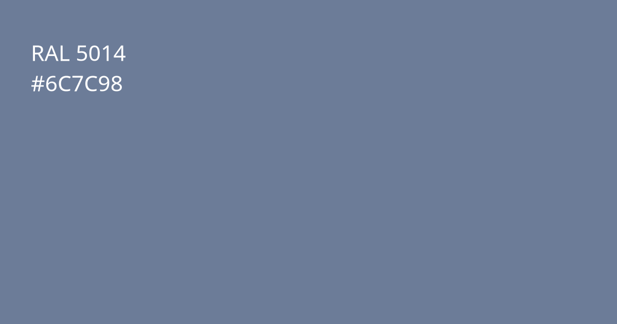 Колір РАЛ 5014 - Голубине-синій