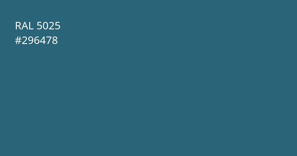 Колір РАЛ 5025 - Перламутровий тирличевих-синій