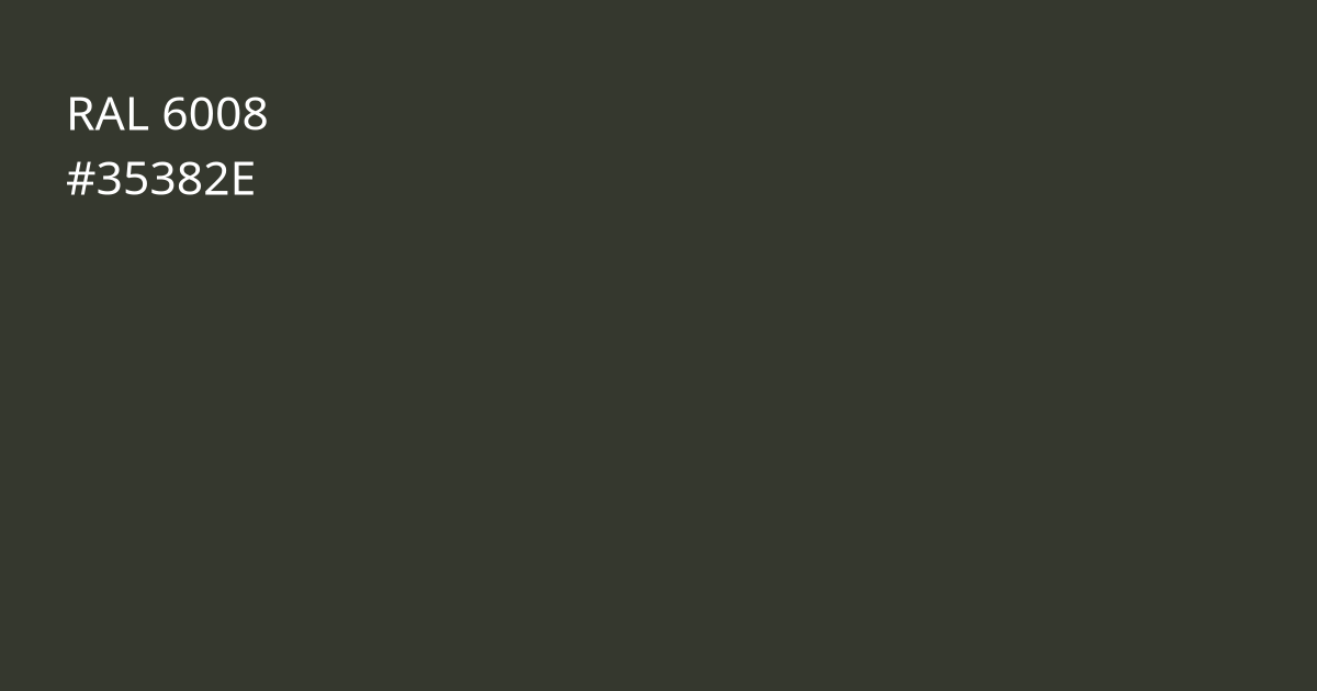 Колір РАЛ 6008 - Коричново-зелений