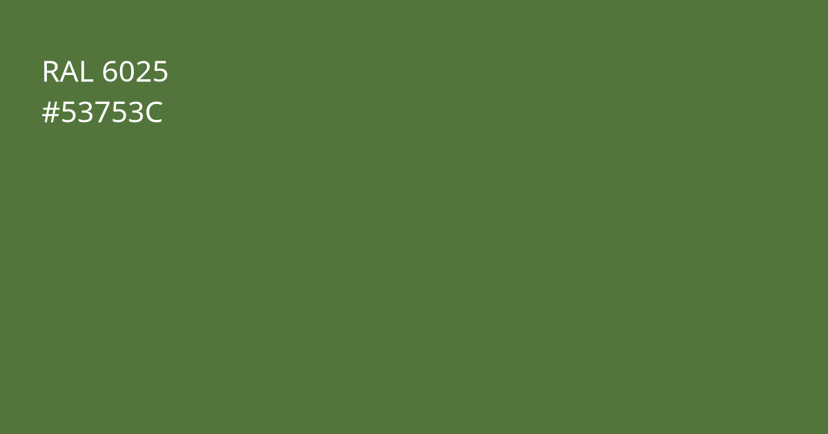 Колір РАЛ 6025 - Папоротевих-зелений