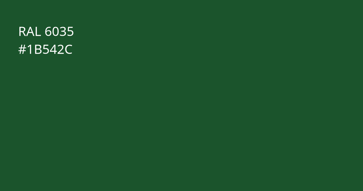 Колір РАЛ 6035 - Перламутно-зелений