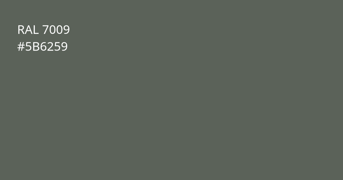 Колір РАЛ 7009 - Зелено-сірий