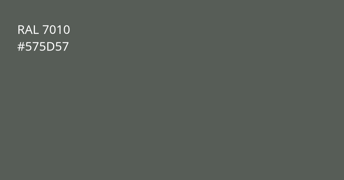Колір РАЛ 7010 - Брезентово-сірий