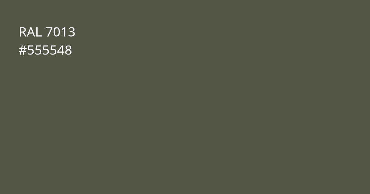 Колір РАЛ 7013 - Коричнево-сірий