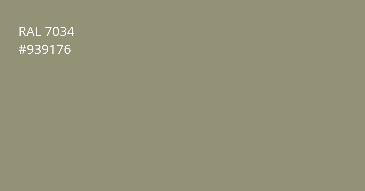 Колір РАЛ 7034 - Жовто-сірий