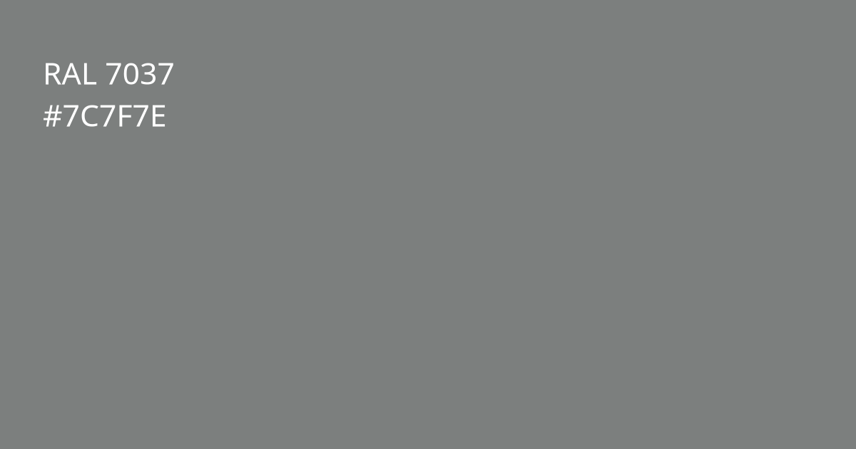 Колір РАЛ 7037 - Пильно-сірий
