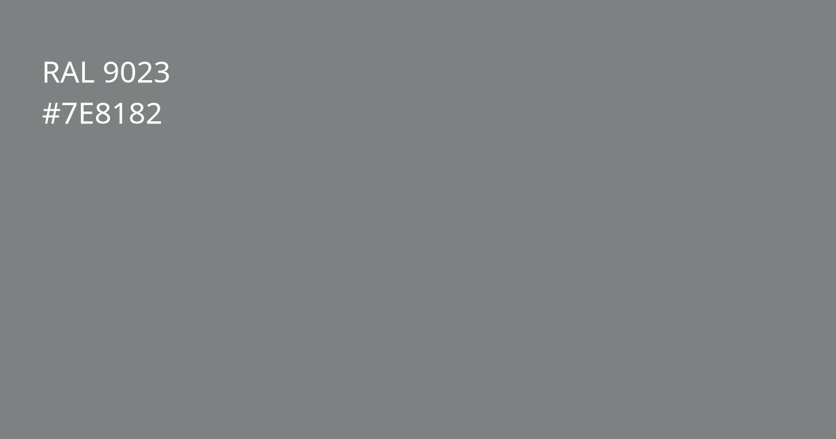 Колір РАЛ 9023 - Перламутровий темно-сірий